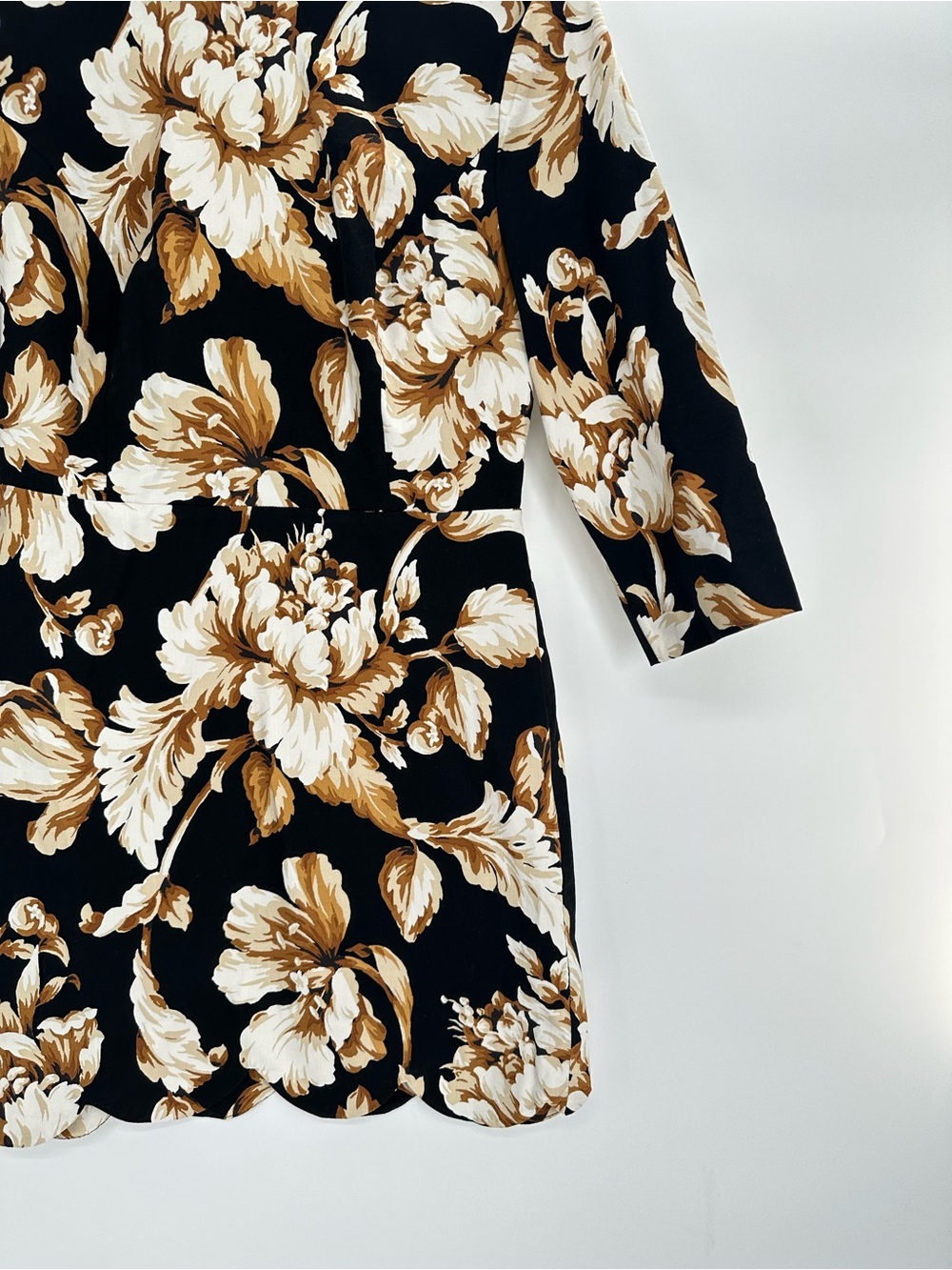 NWT Maeve Anthropologie Mock-Neck Shift Mini Dress Size 4 Petite - Picture 5 of 12